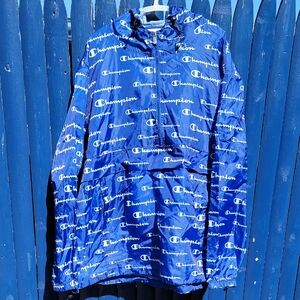 Champion Blue Windbreaker Jacket